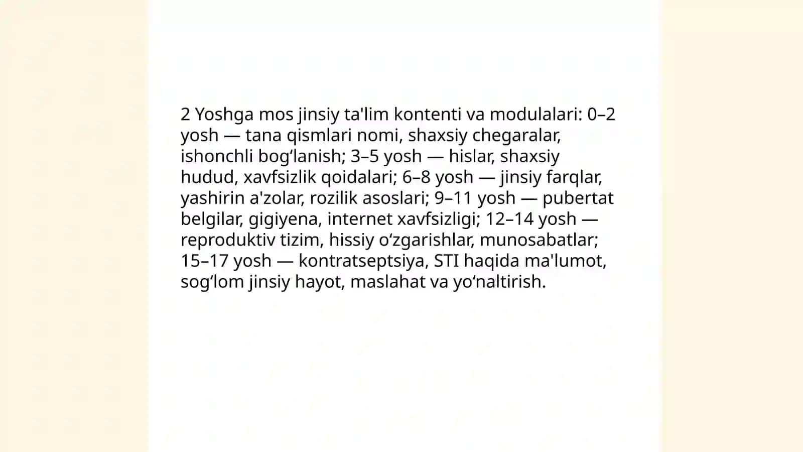 Bolalarning jinsiy tarbiyasi 4