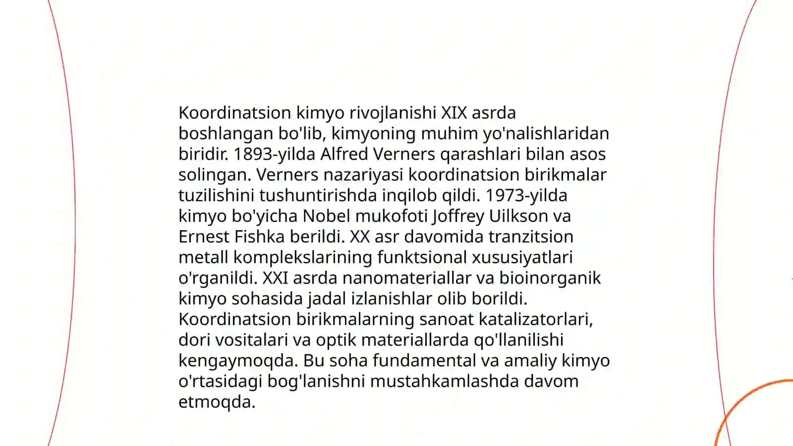 Kompleks birikmalarni organish tarixi 4