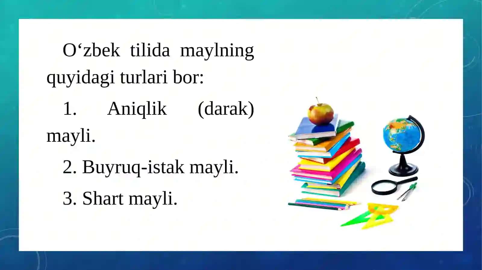 Fe'l mayllari 4
