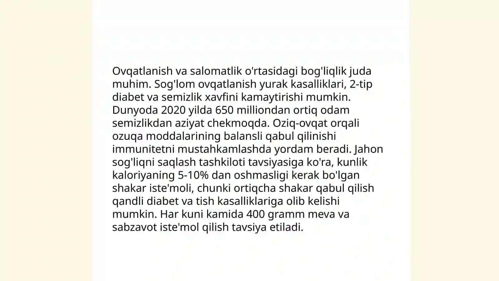 Ovqatlanish gigiyenasi 4