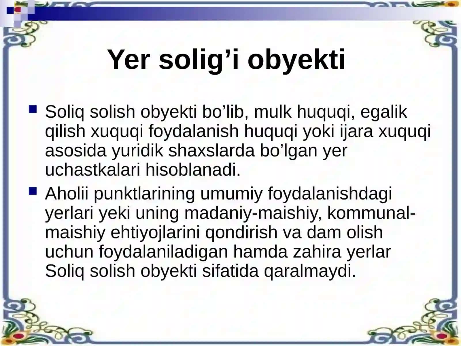 Yer solig’i 4