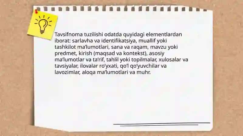 Tavsifnoma 4