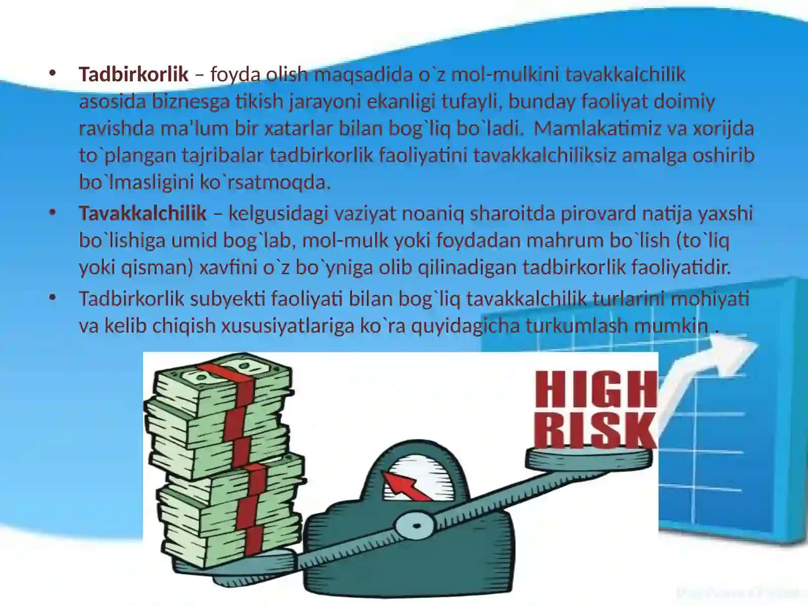 Bozorvatavakkalchilik 4
