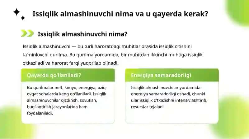 Issiqlik Almashinuv Qurilmalari: Tanlov va Intensivlash 4