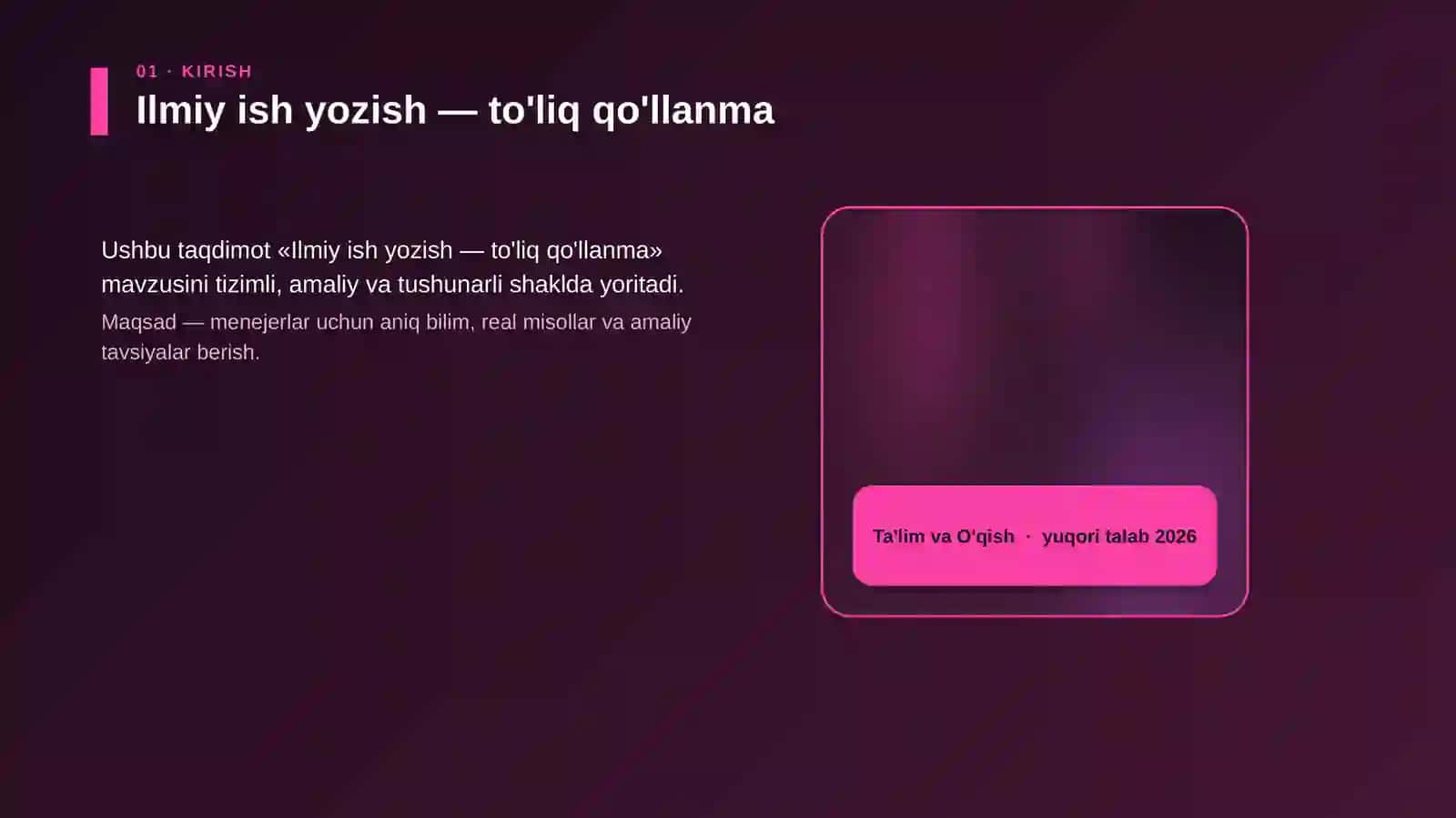 Ilmiy ish yozish — to'liq qo'llanma 4