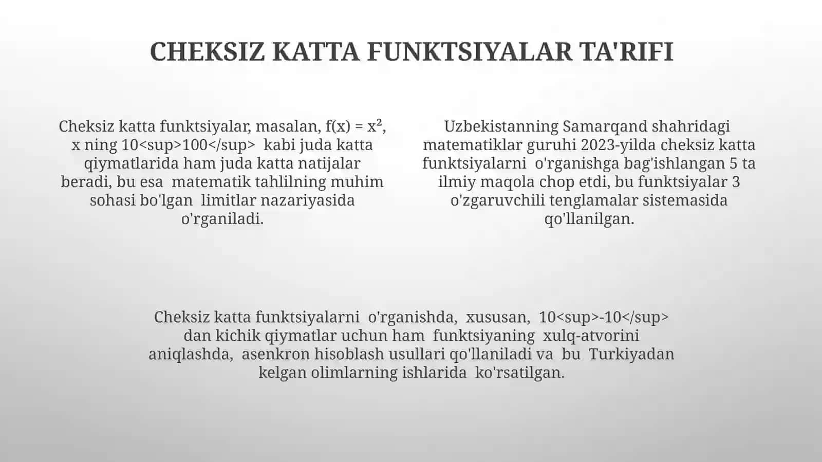 Cheksizkattafunksiyalar 4
