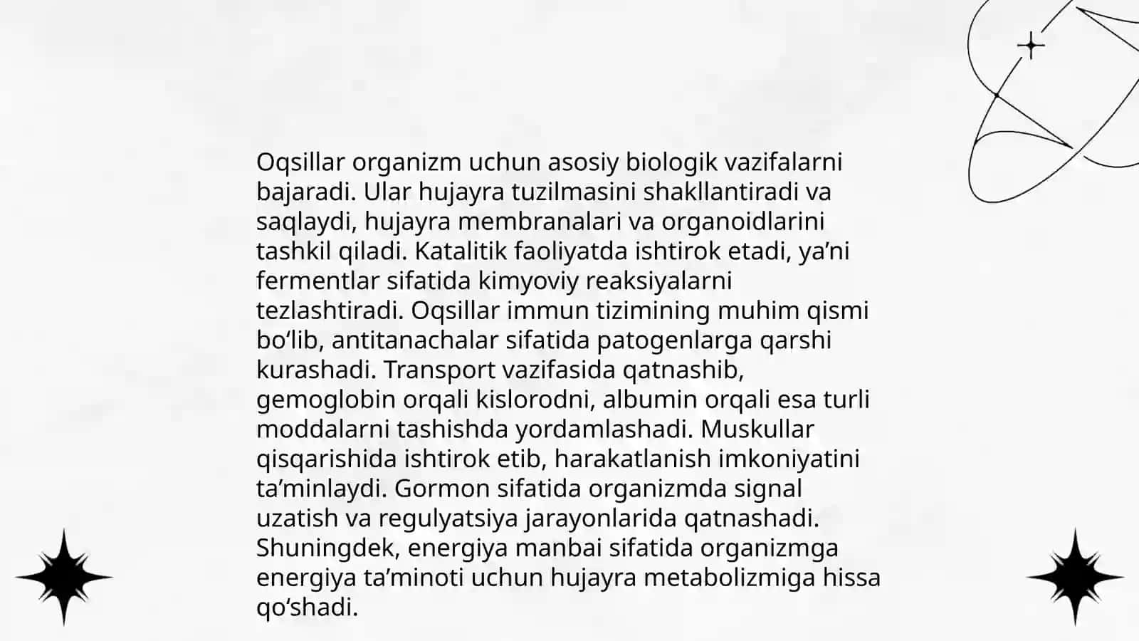 Oqsillar va Nuklein kislotalar 4