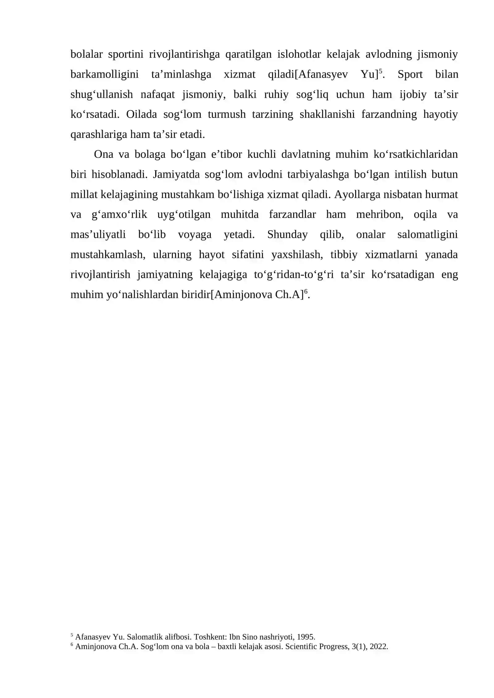 ONALAR SALOMATLIGI — KELAJAK POYDEVORI 4