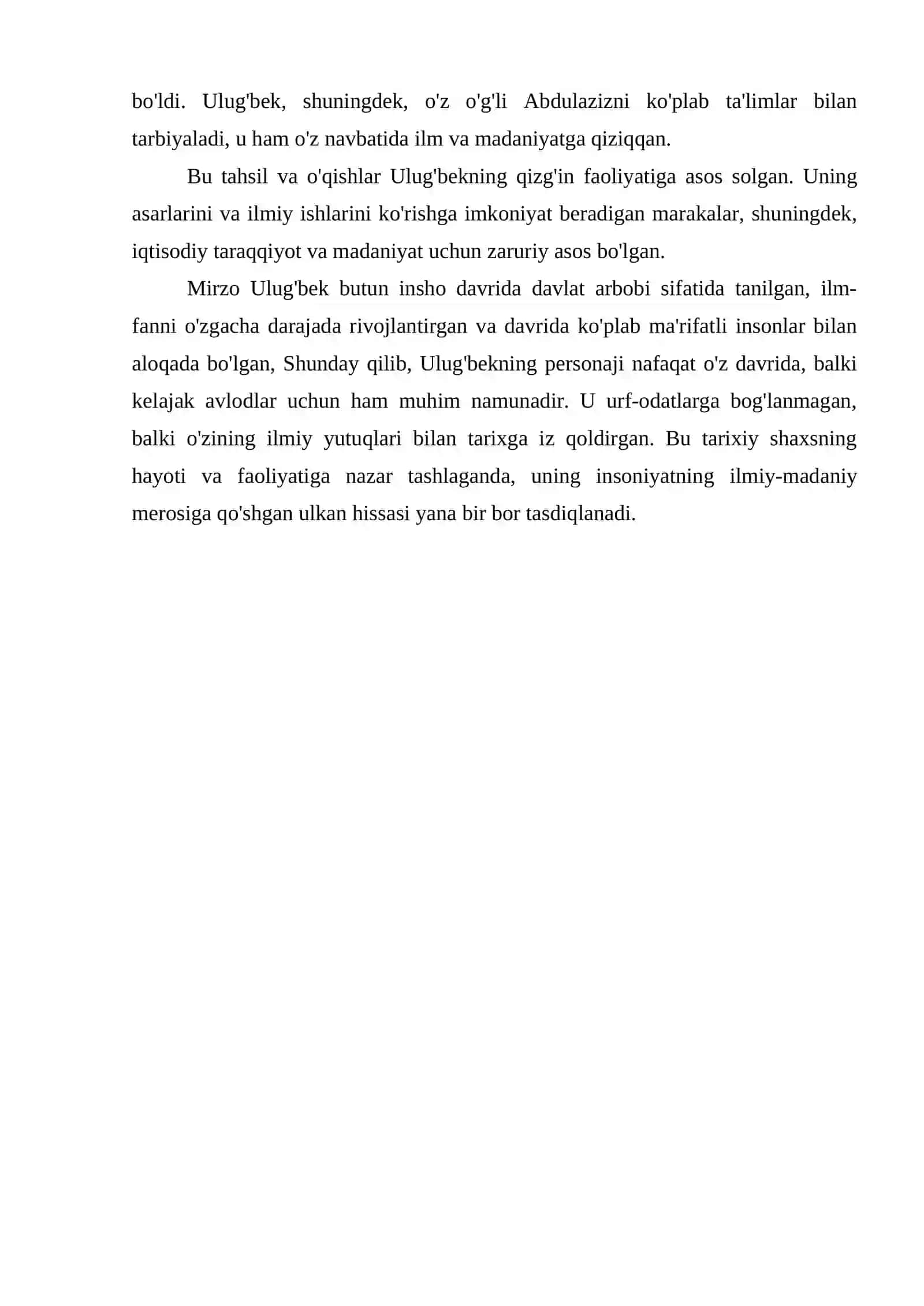 MIRZO ULUG’BEK BUYUK ALLOMA VA DAVLAT ARBOBI 4