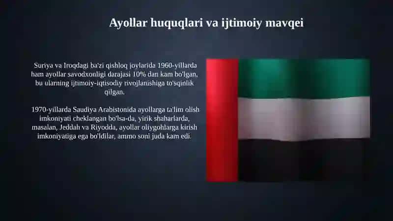 Arab mamlakatlari XX asr ikkinchi yarmida 4