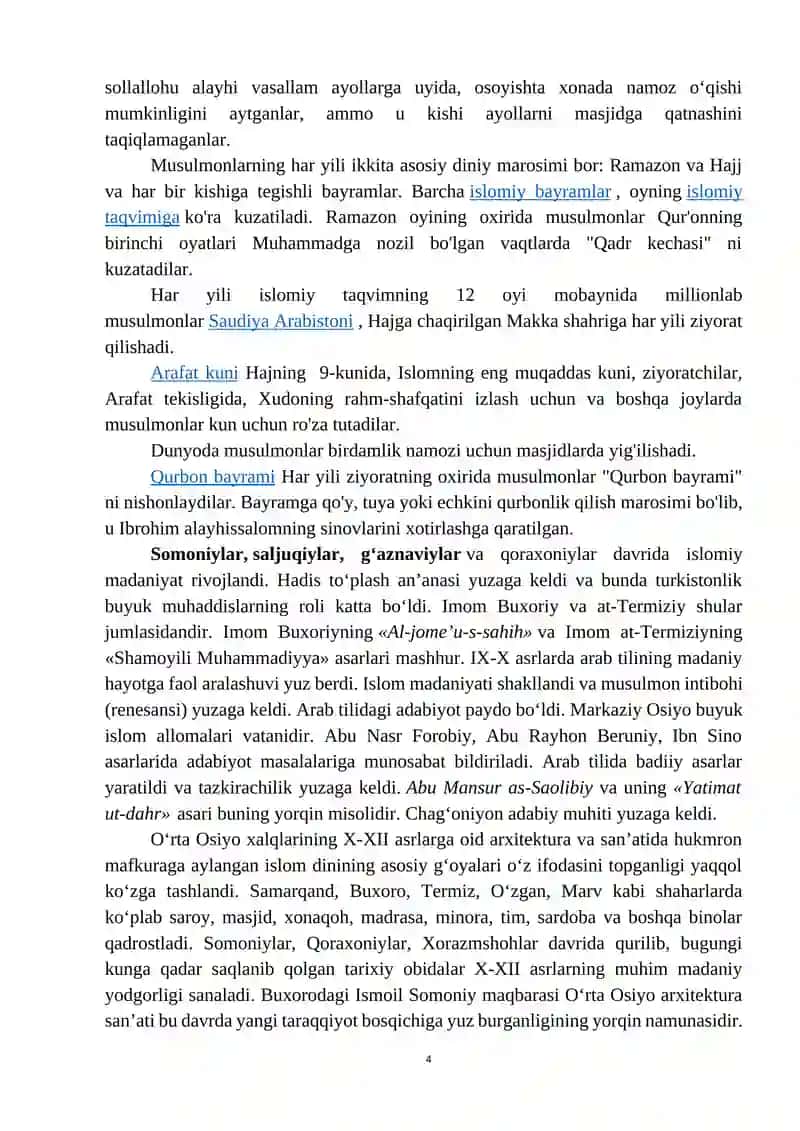 ISLOM TAFAKKURI VA MADANIYATINING SHAKLLANISH BOSQICHLARI 4