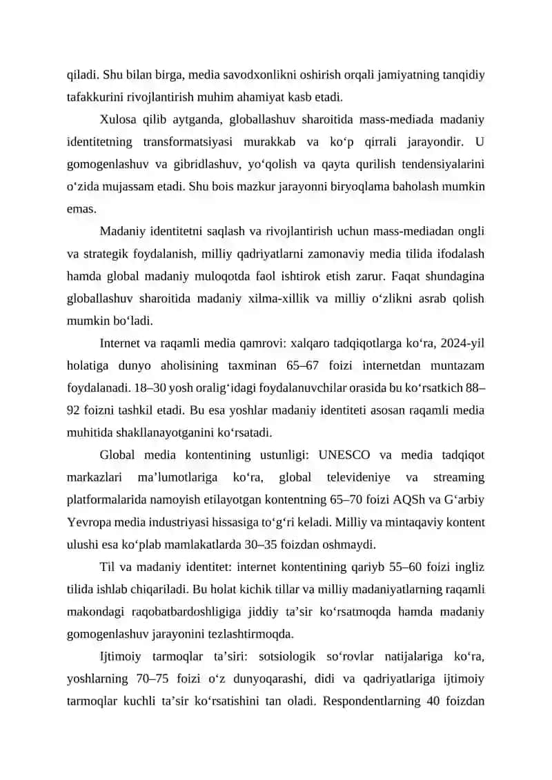 Mass-mediada madaniy identitetning transformatsiyasi 4