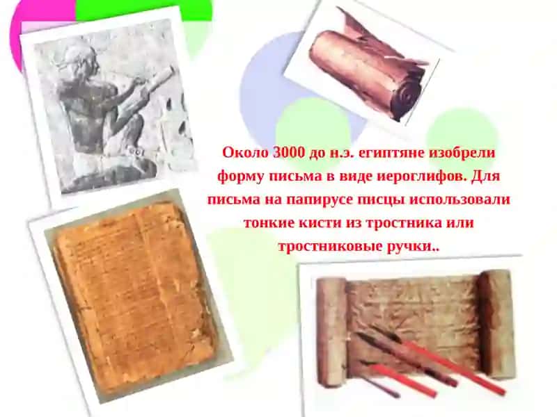 Происхождение и основные этапы истории письма 4