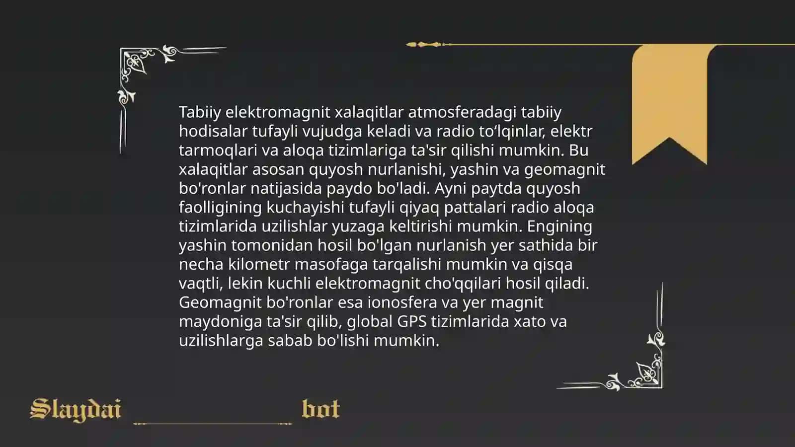Elektromagnit xalaqitlar nazariyasi 4