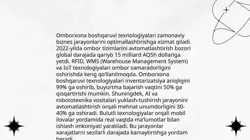 Logistika zanjiri boshqaruvi 4