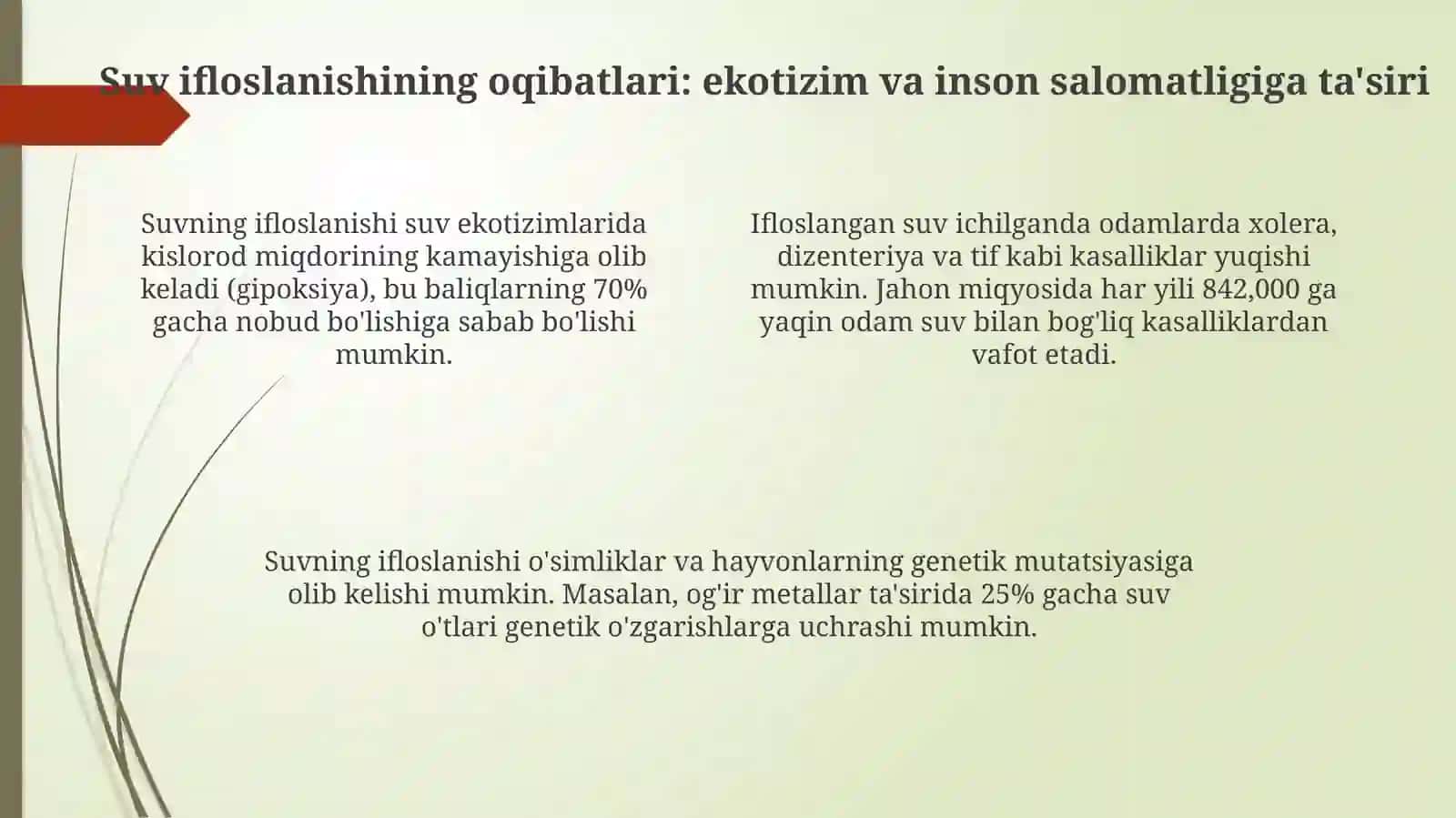 Suv havzalarining ifloslanishi 4