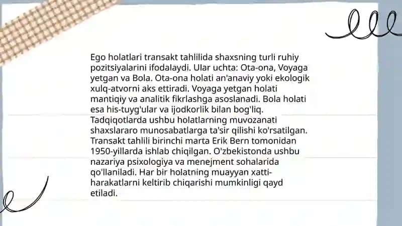 Transakt analiz 4