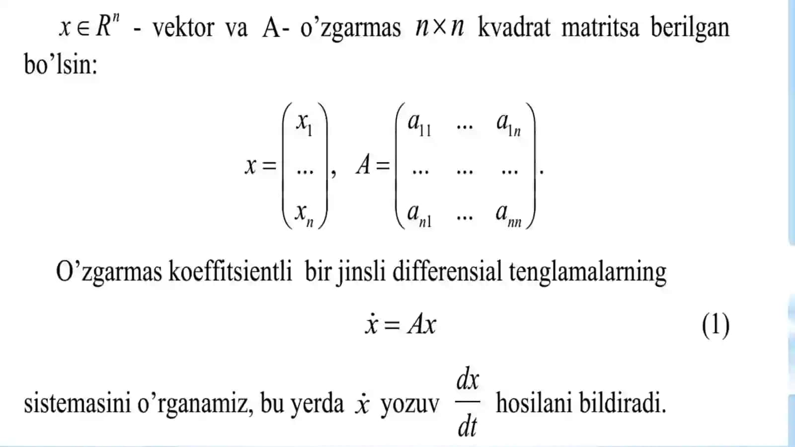 DIFFERENSIAL TENGLAMALAR 4