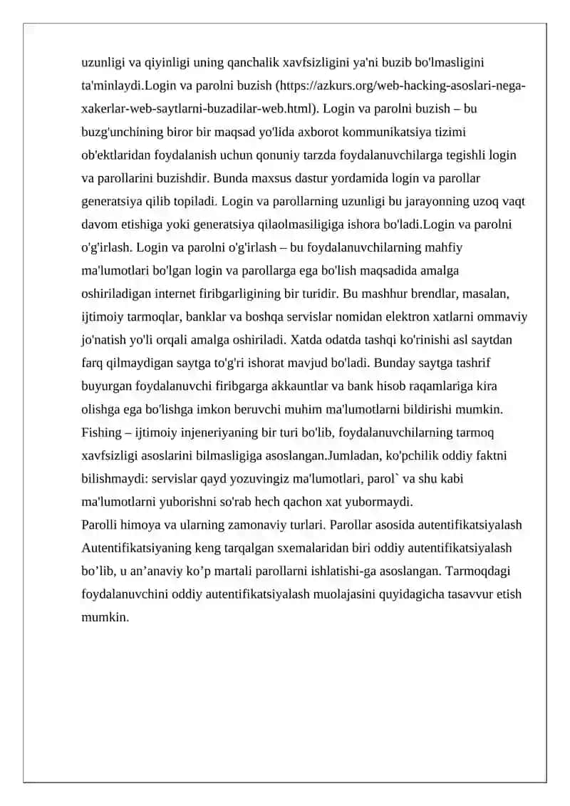 Axborot xavfsizligi. Tibbiy axborotlarni himoyalash 4