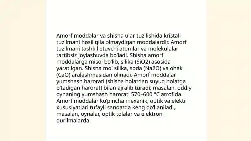 Amorf jismlarning mexanik elektr xossalari 4