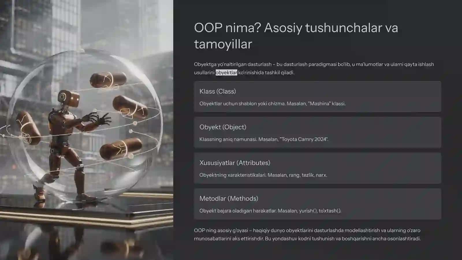 Obyektga yo'naltirilgan dasturlash: Zamonaviy dasturlashning kelajagi 4