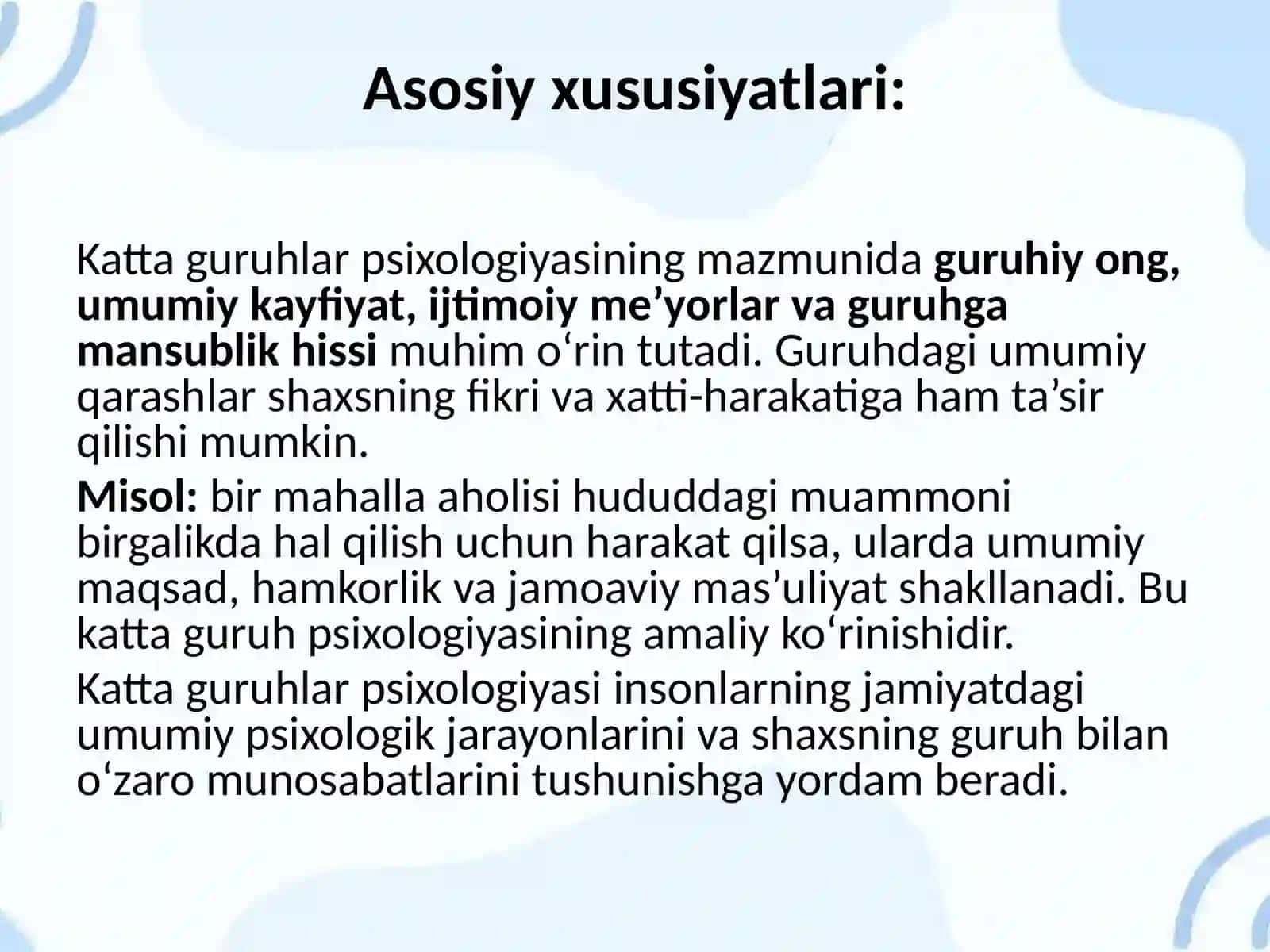 KATTA GURUHLAR PSIXOLOGIYASINING O‘ZIGA XOS XUSUSIYATLARI 4