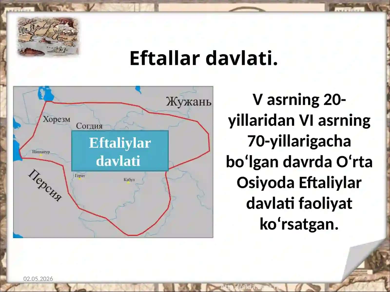 O‘rta Osiyoning o‘rta asrlardagi tarixiy geografiyasi 4