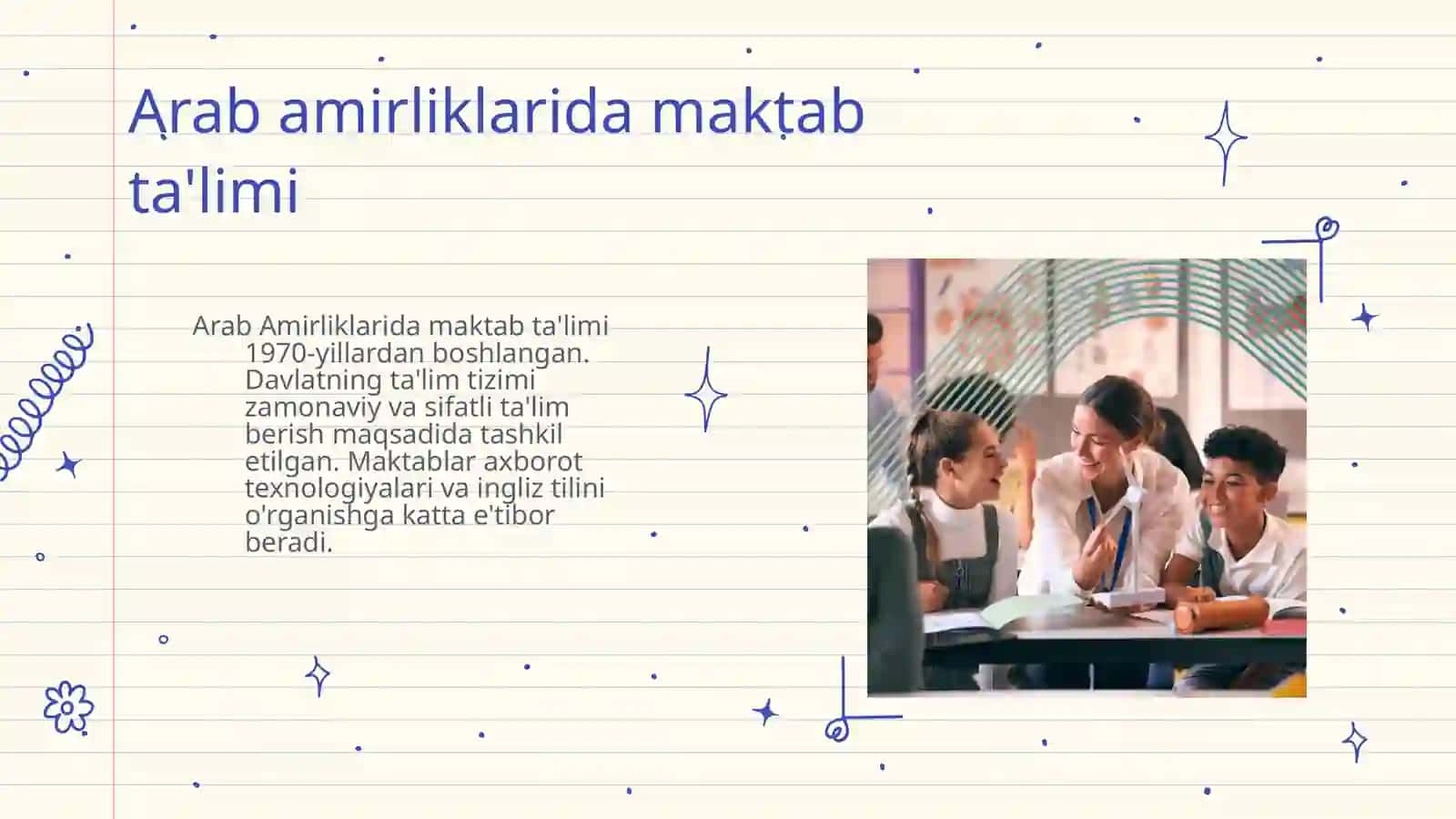 Arab amirliklari davlatlari ta’lim tizimi 4