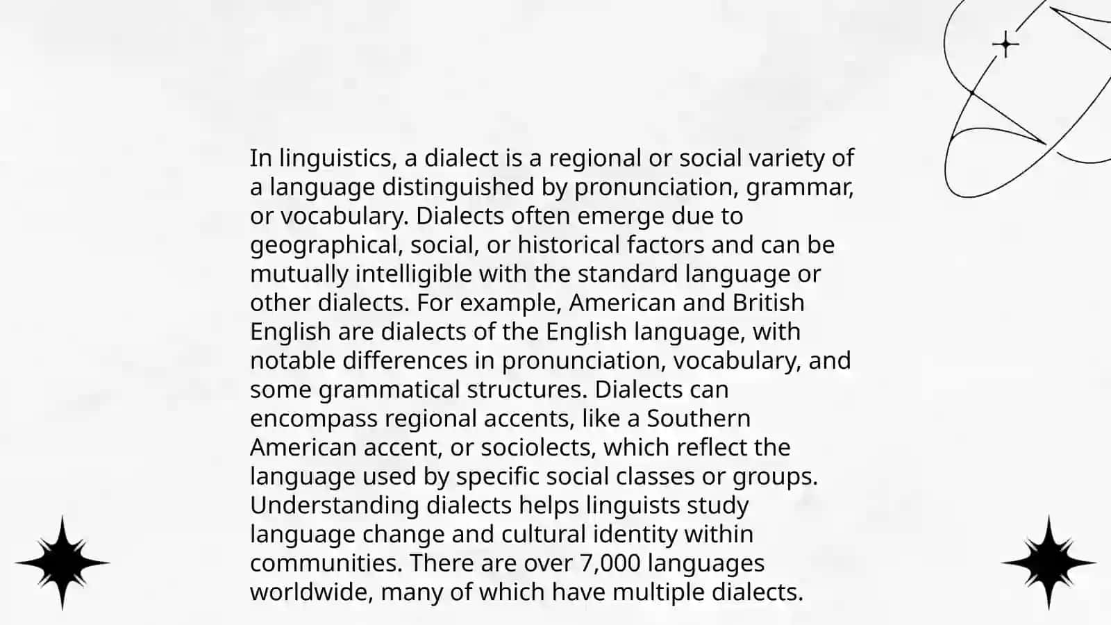 Lexicology: The Distinction Between Dialects 4