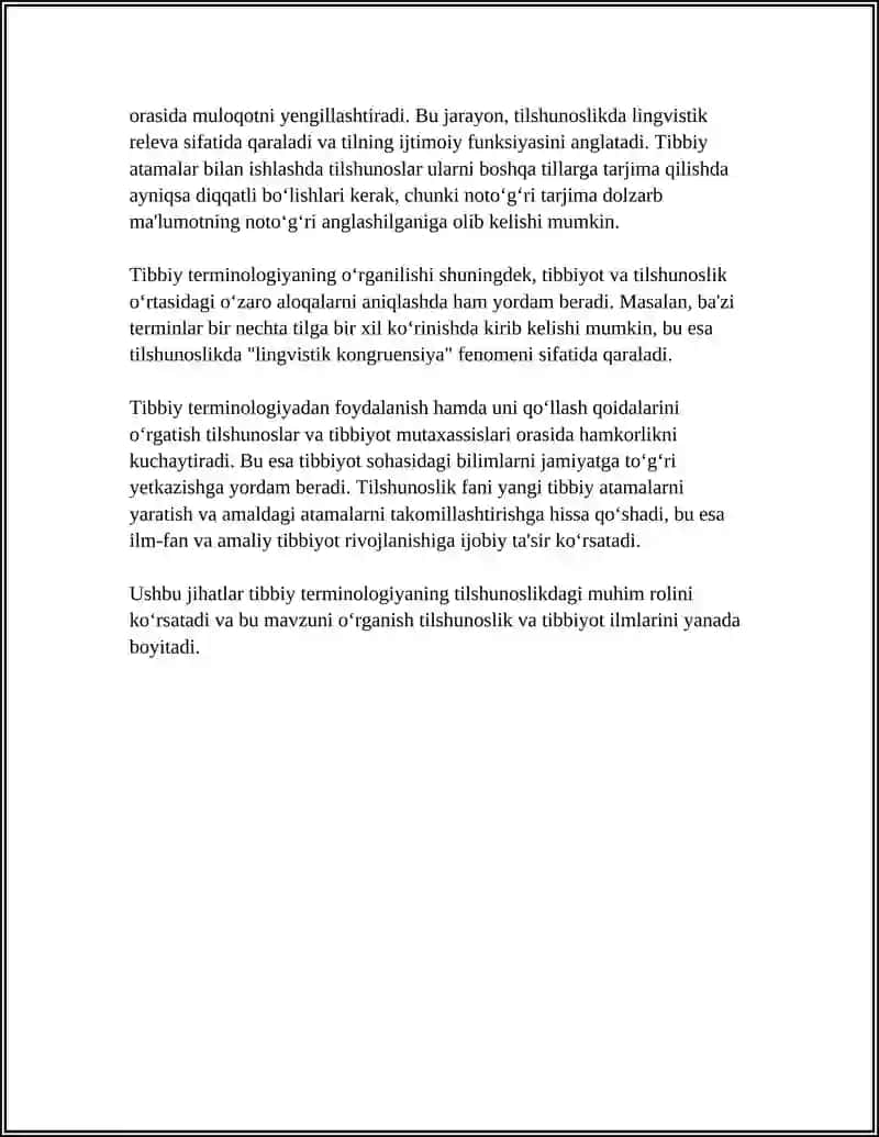Tibbiy terminologiyaning tilshunoslik jihatlari 4