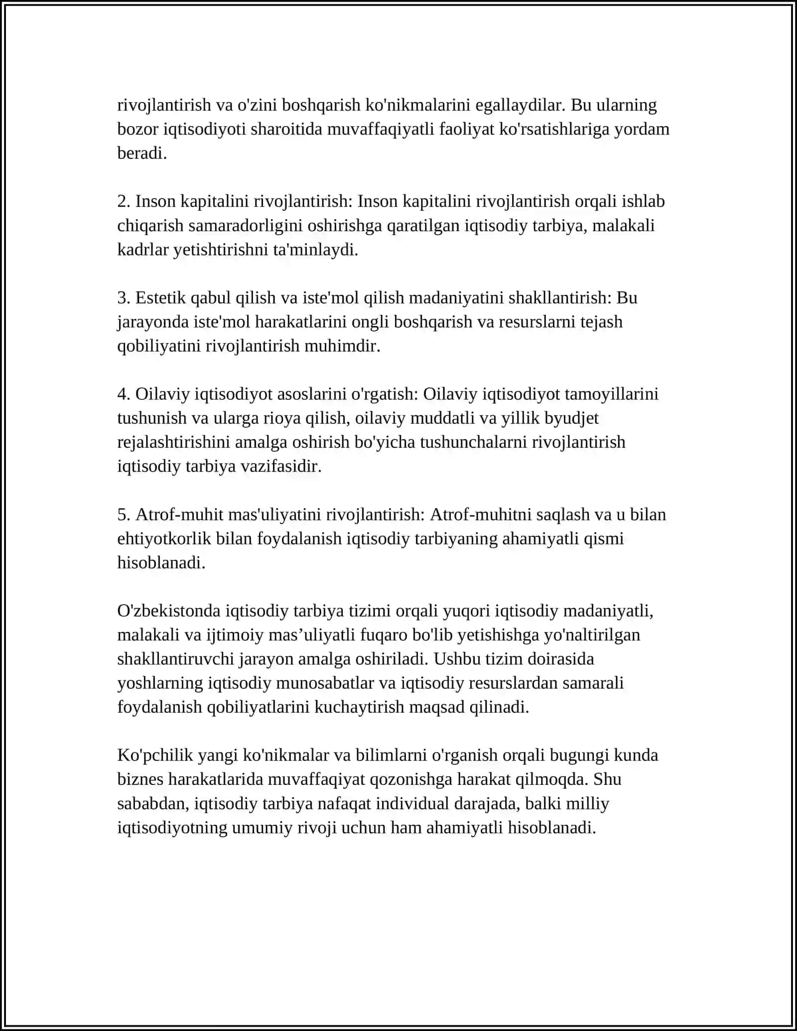 IQTISODIY TARBIYA XAQIDA TUSHUNCHA 4