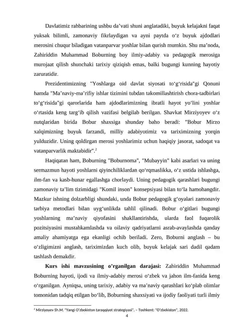 ZAHIRIDDIN MUHAMMAD BOBUMING PEDAGOGIK G’OYALARI 4