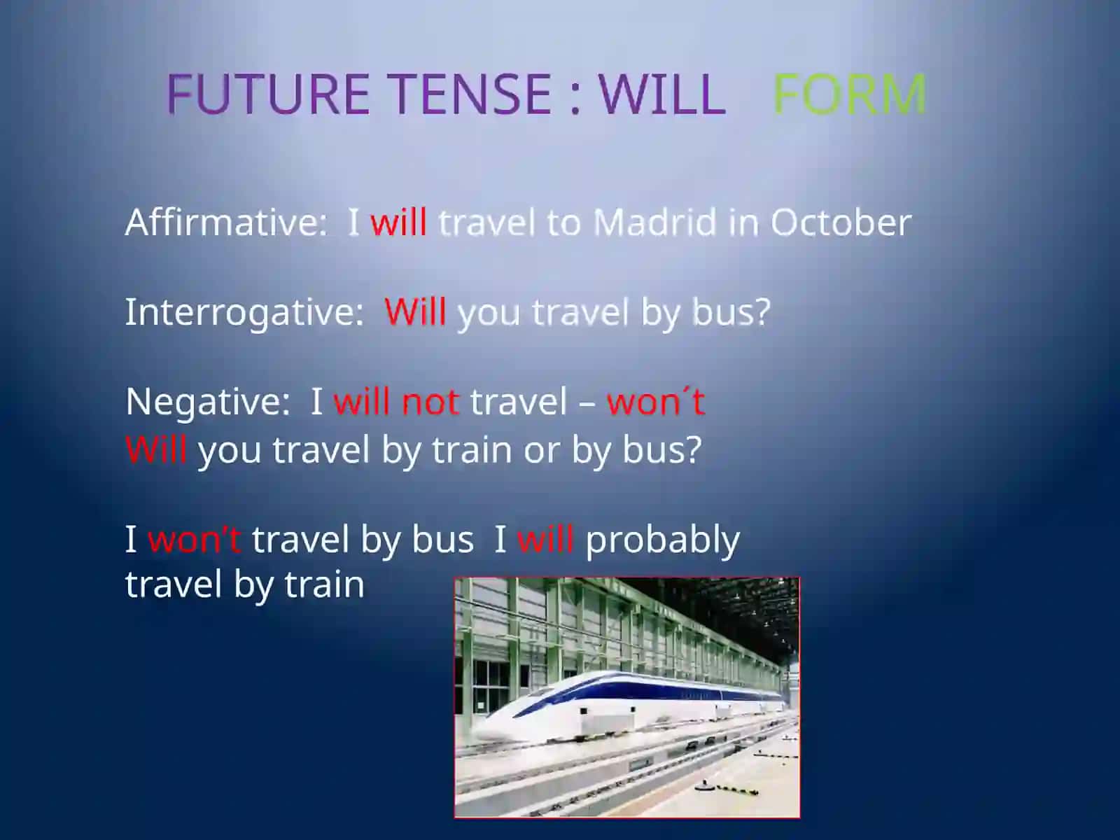 FUTURE FORMS WILL GOING TO 4
