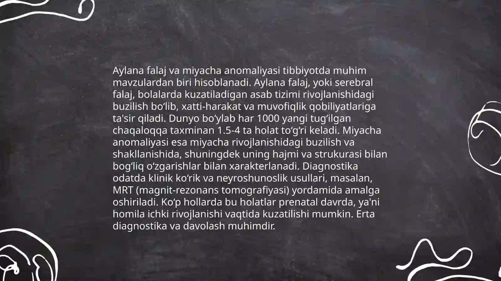 Miyacha rivojlanish anomaliyasi 4