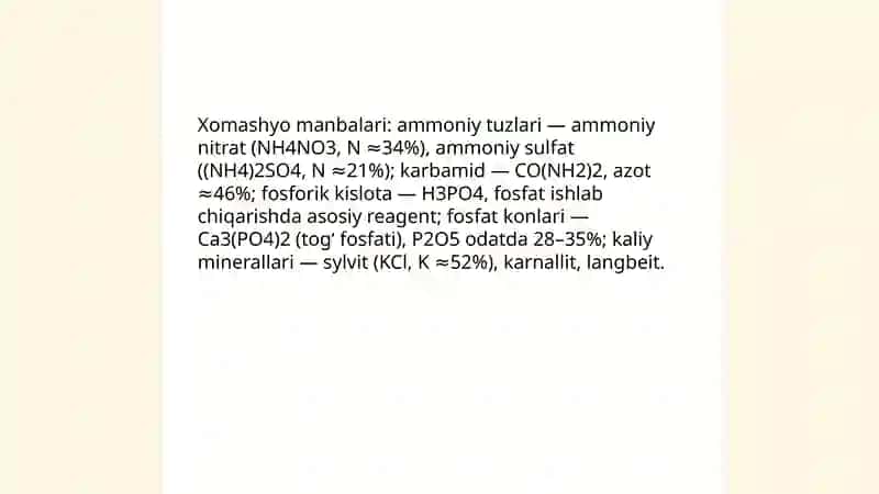 Azot_kaliyi va fosfor_kaliyi murakkab o'gitlar ishlab chiqarish nazariyasi va texnologiyasi 4