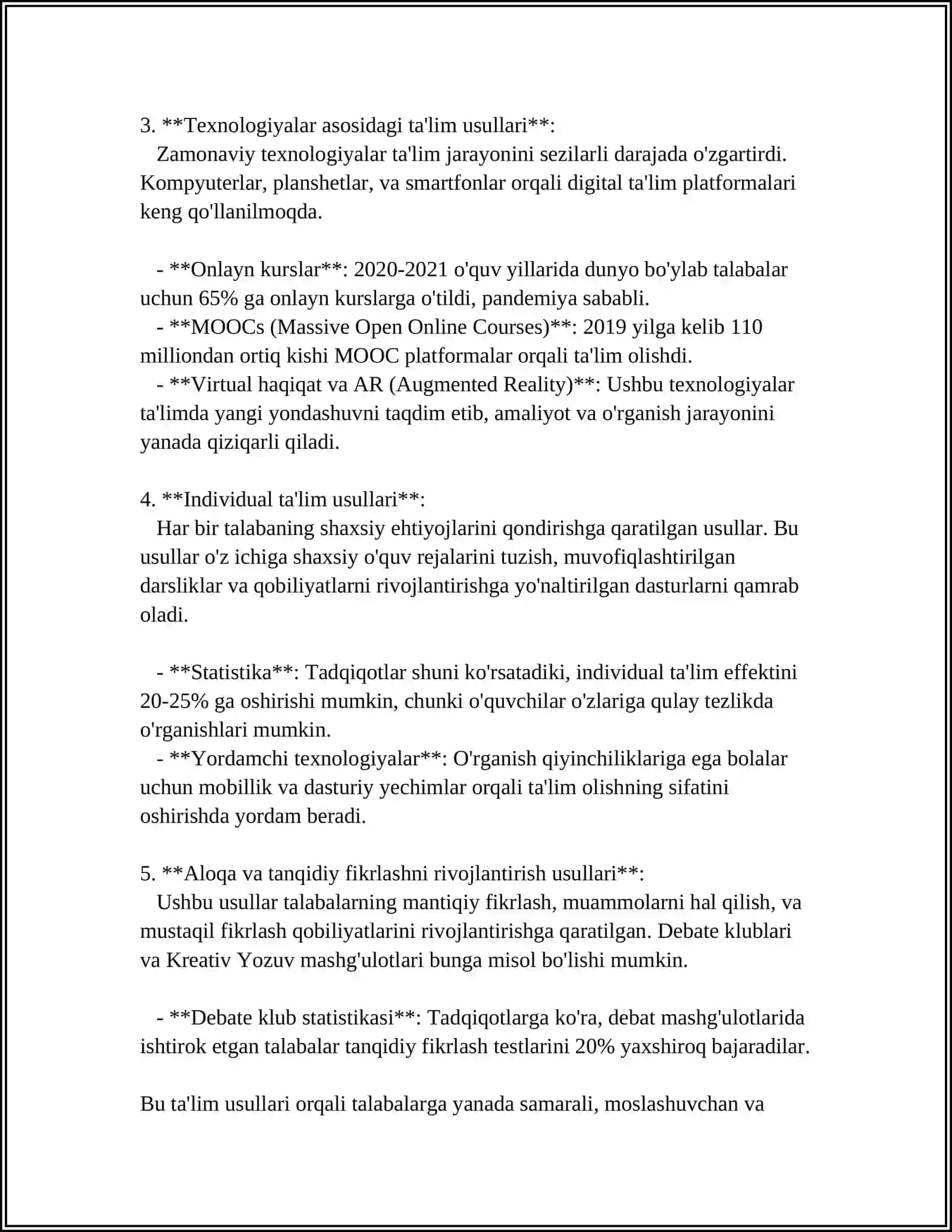 PEDAGOGIK USULLAR 4