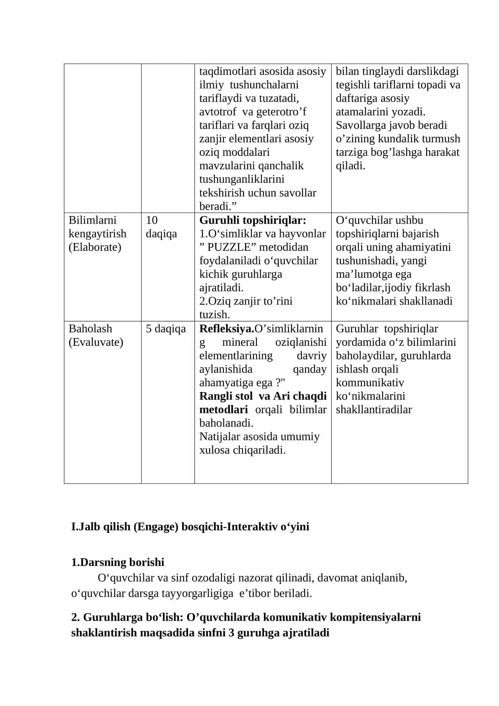 Organizmlarning oziqlanishi 4