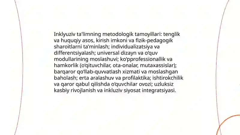 Inklyuziv ta'limning uslubiy asoslari 4