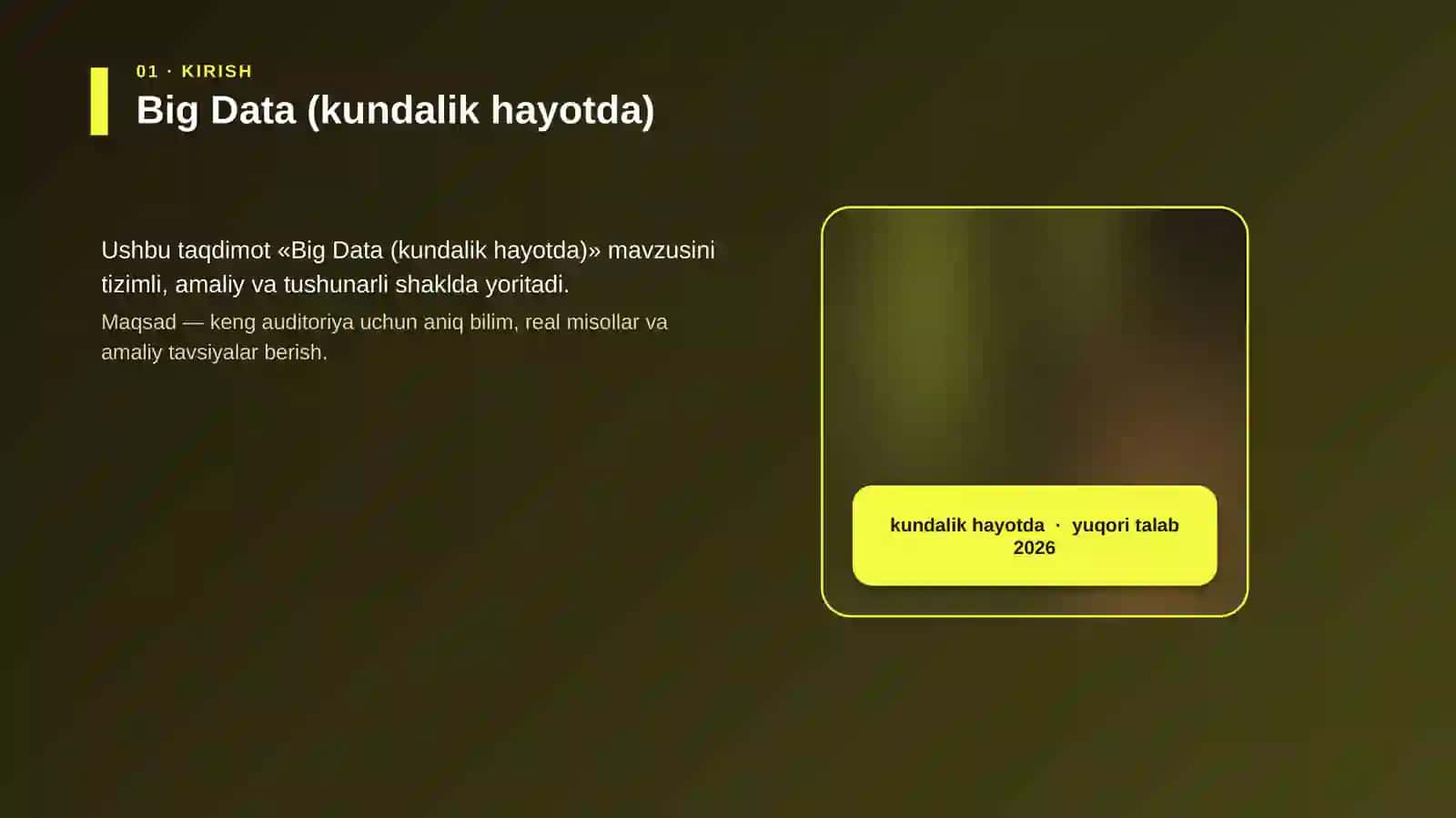 Big Data (kundalik hayotda) 4