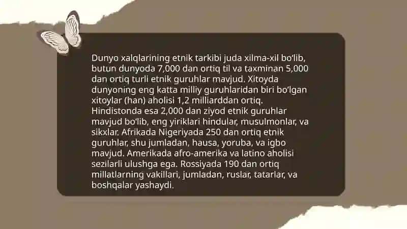 Dunyo xalqlari etnologiyasi 4