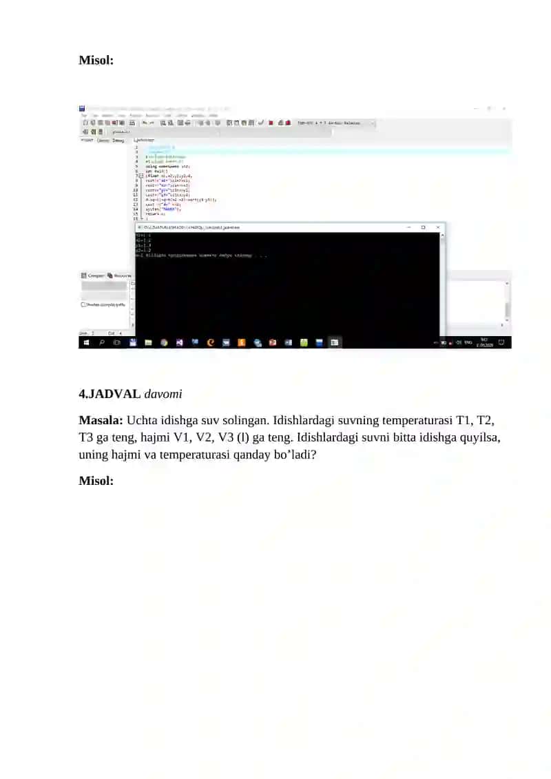 ALGORITMLASH VA DASTURLASHNING ASOSIY TUSHUNCHALARI 4