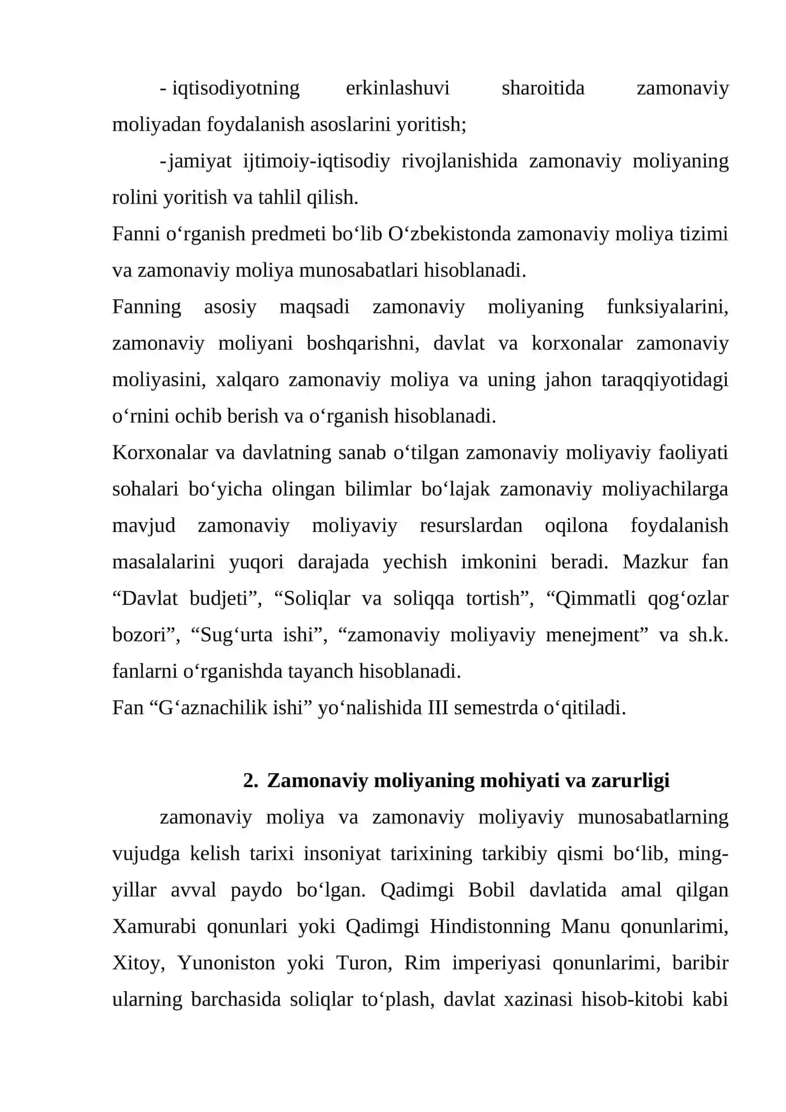 Zamonaviy moliyaning mohiyati va funksiyalari 4