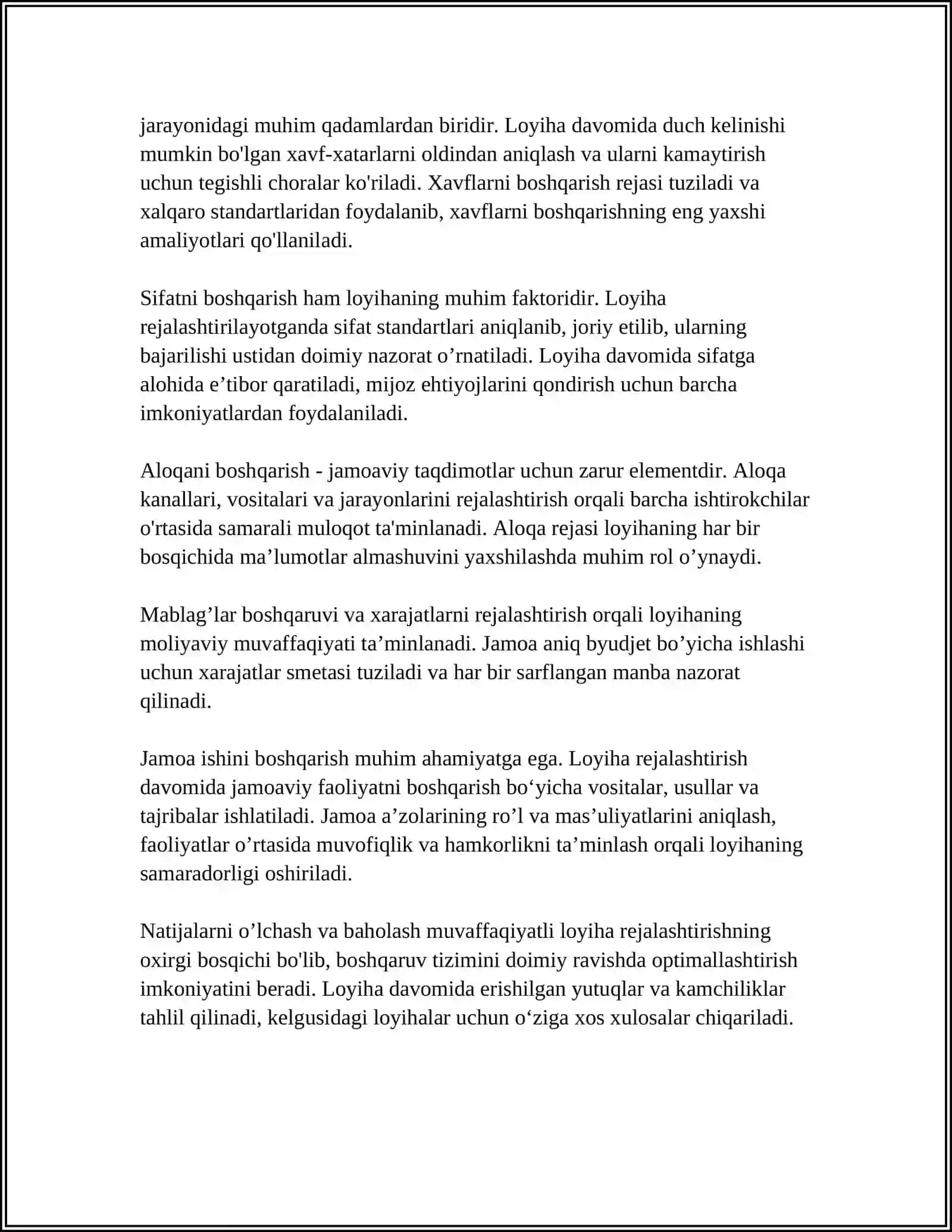 JAMOAVIY TAQDIMOTLAR VA LOYIHA BOSHQARUVI 4