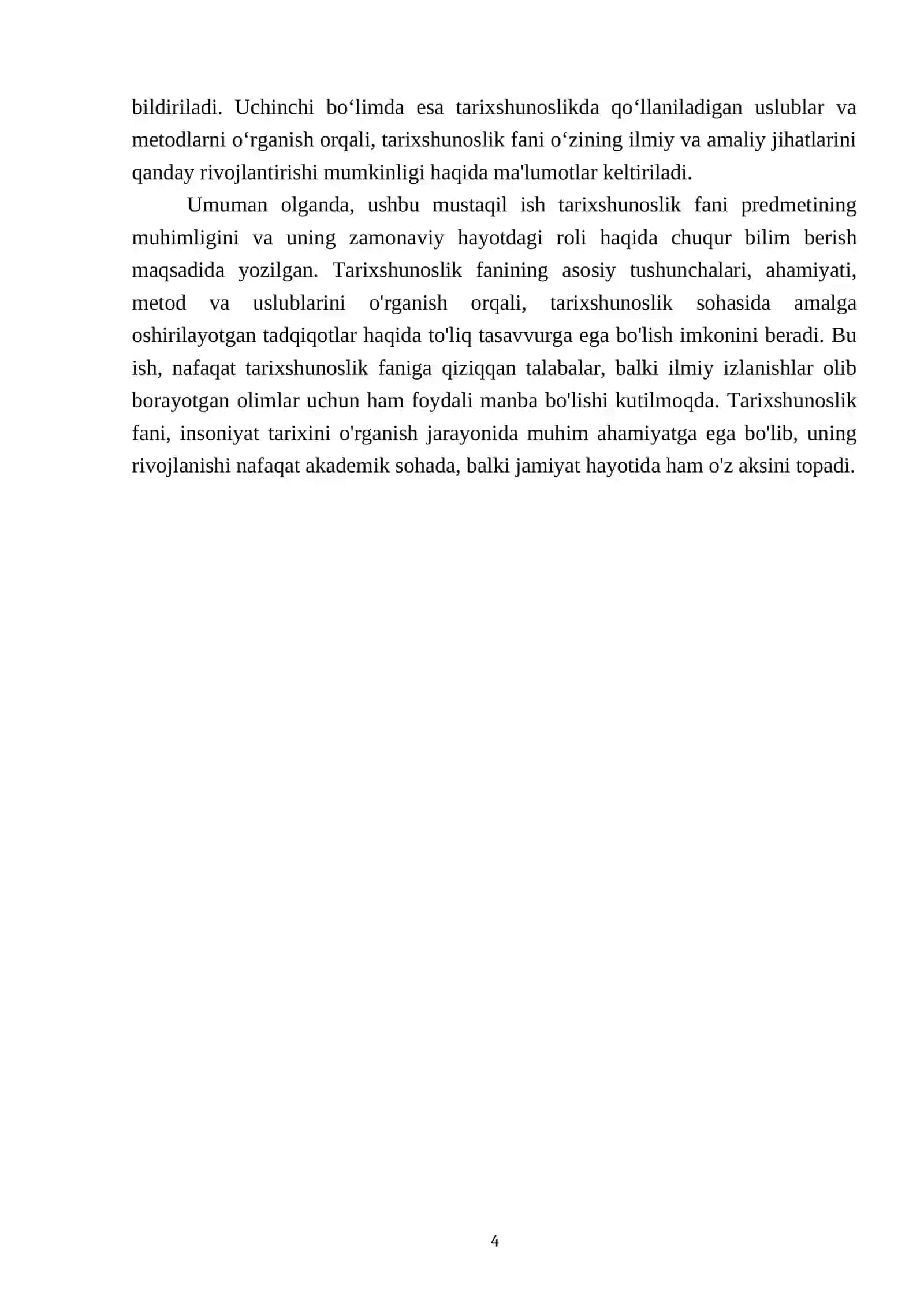 Tarix shunoslik fani predmetdi 4