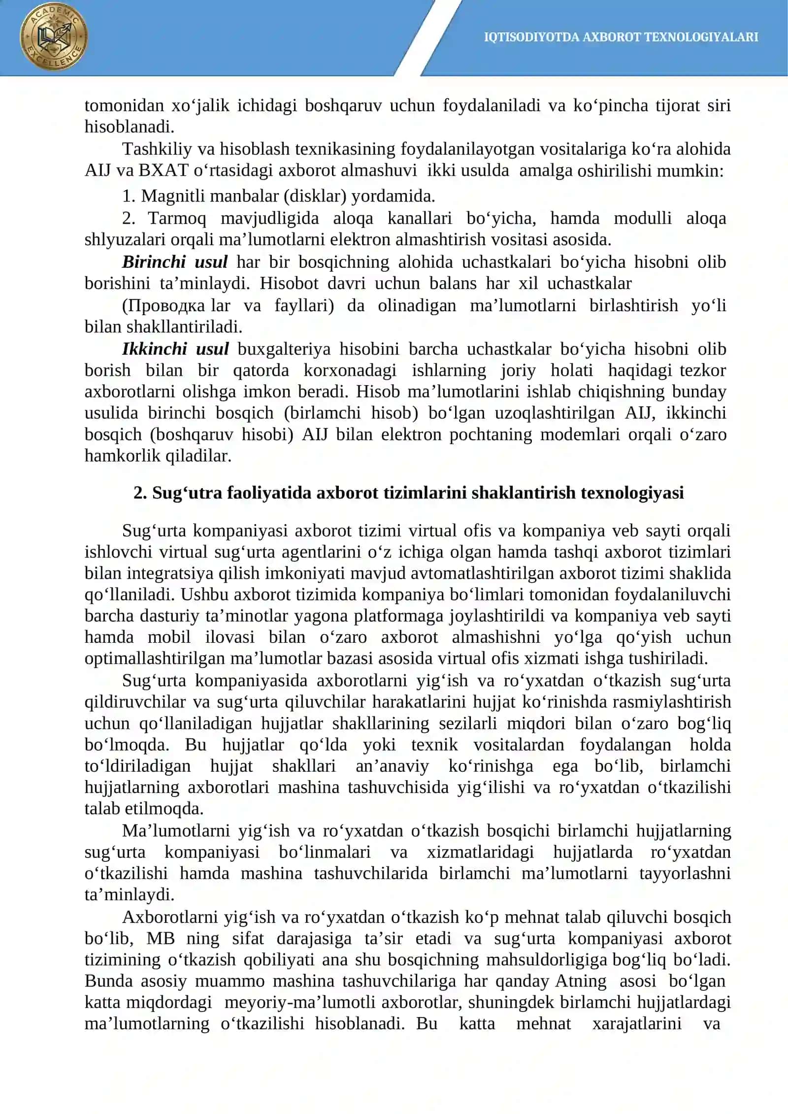8-mavzu. Moliyaviy axborot tizimlari 4