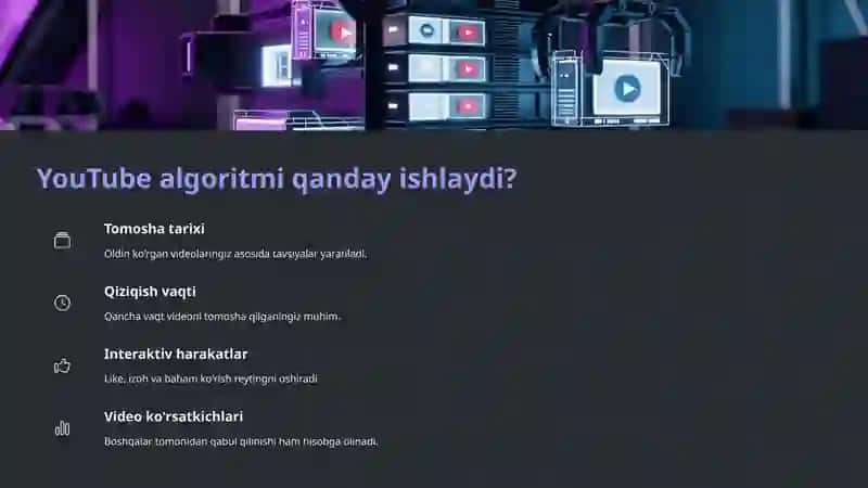 YouTube va TikTok algoritmlari: Axborot qanday yetkaziladi? 4