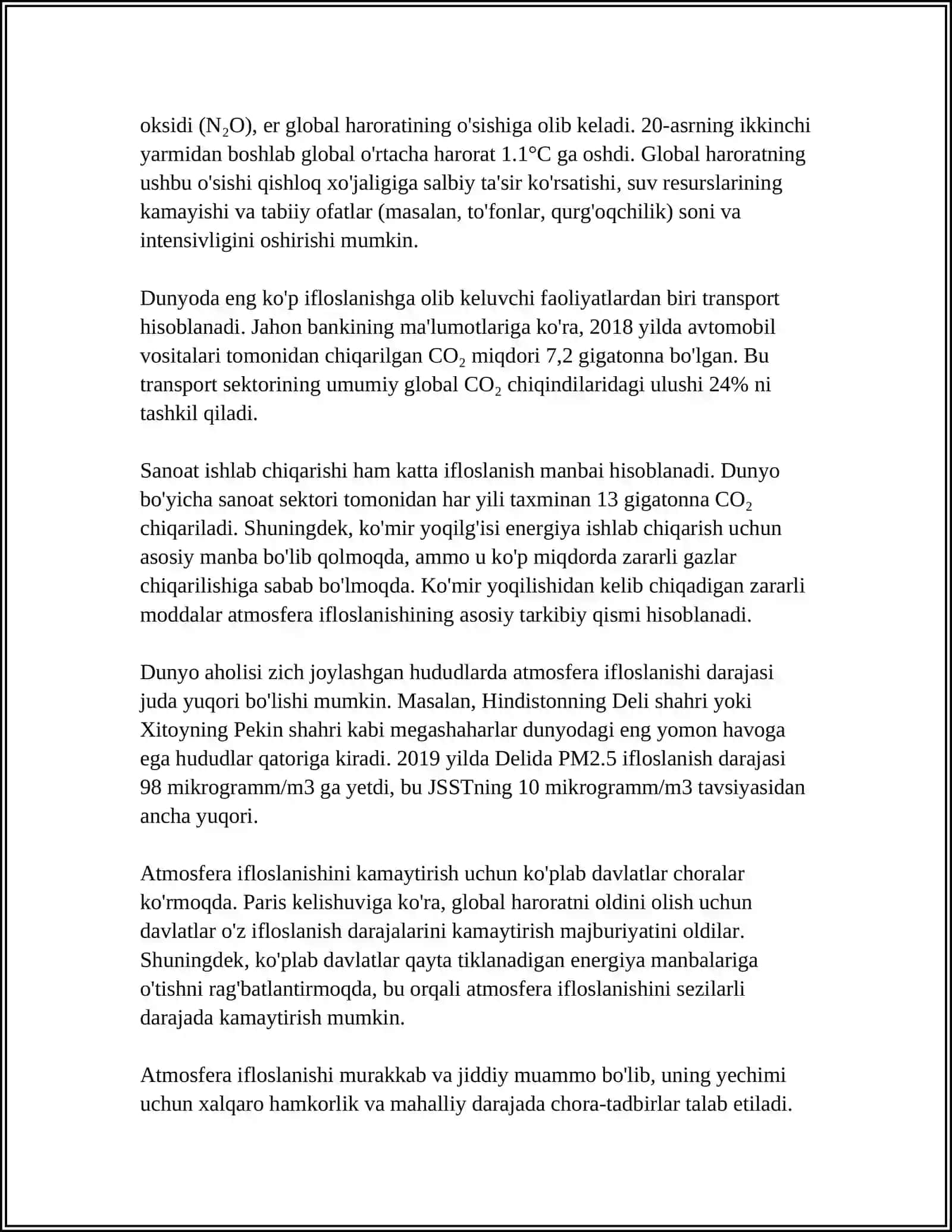 HOZIRGI ZAMONNING EKOLOGIK MUAMMOLARI 4