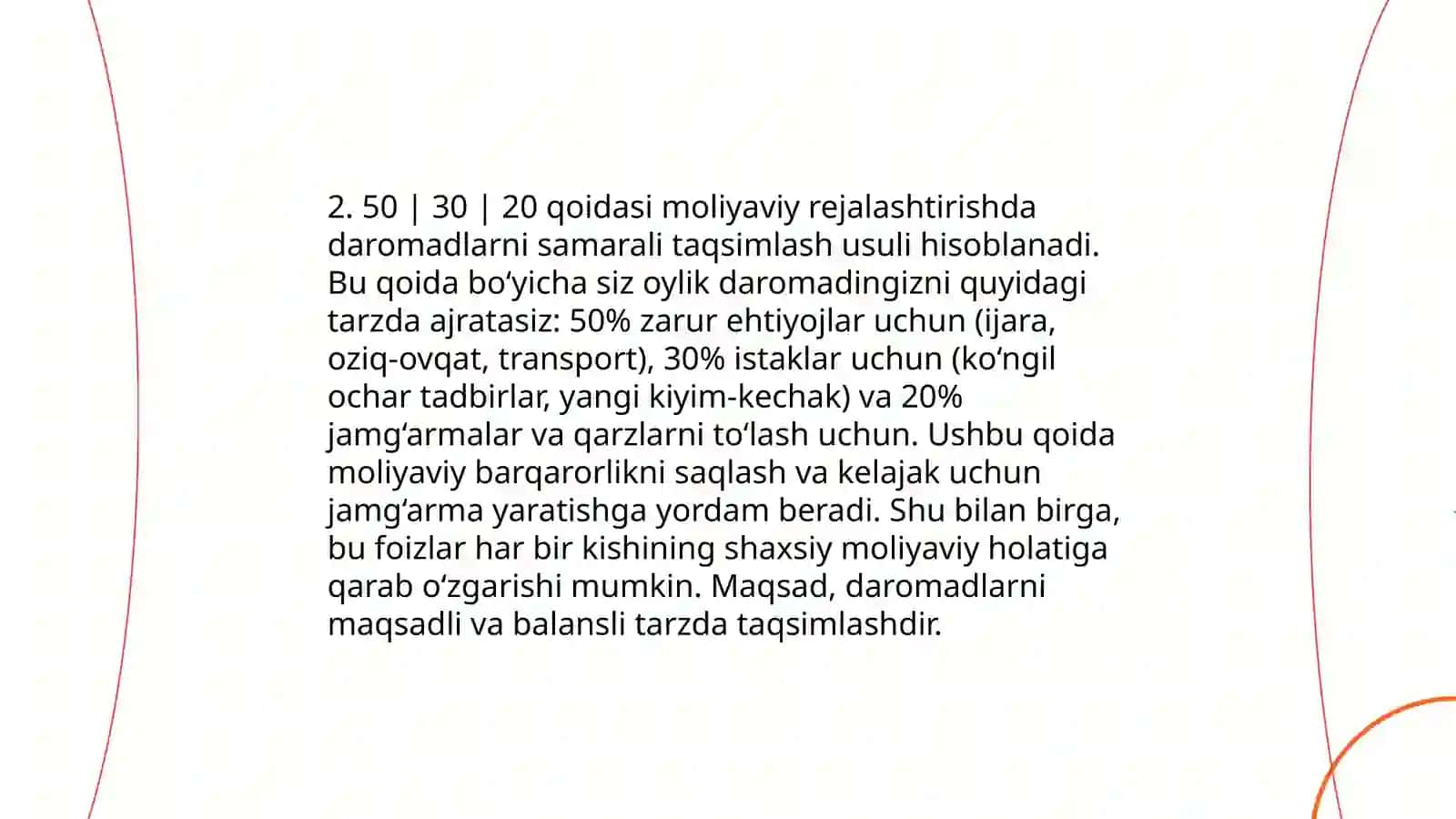 50 | 30 | 20 usulining ōziga xosligi 4