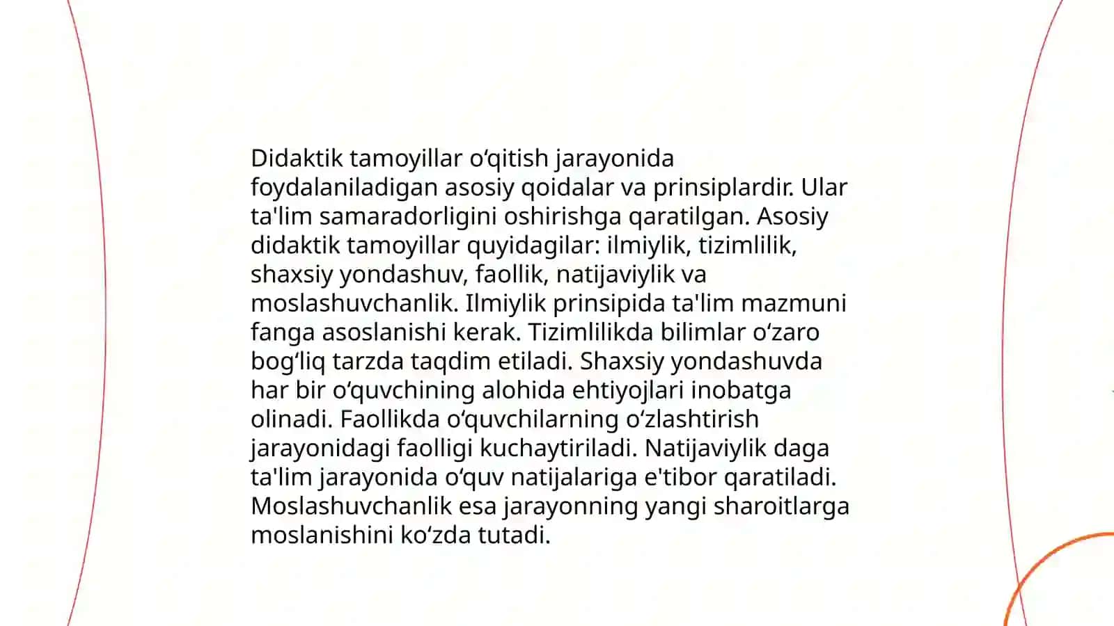 Ta'lim qonuniyatlari va tamoyillari 4