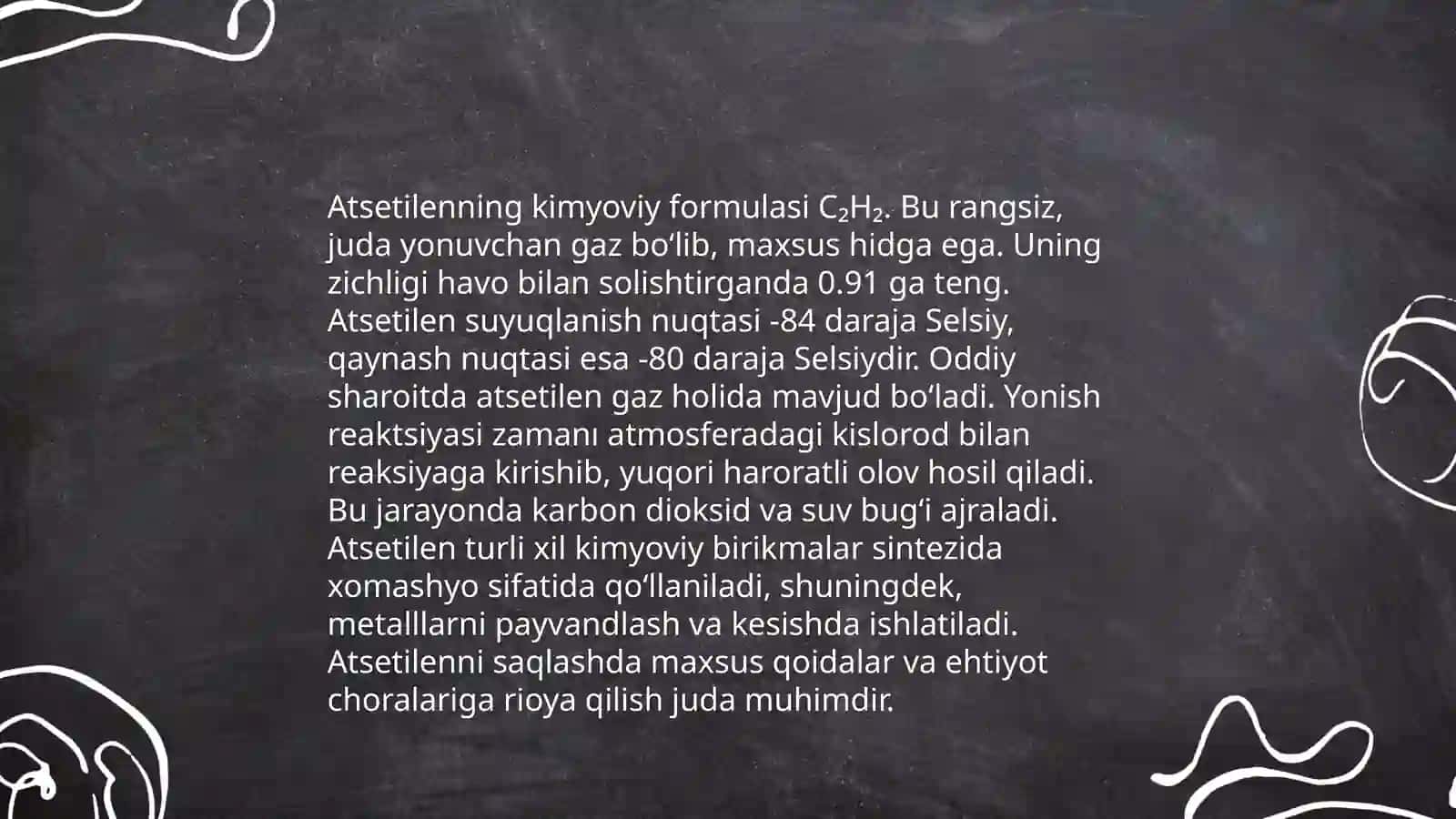 Atsetilen uglevadarodlari 4